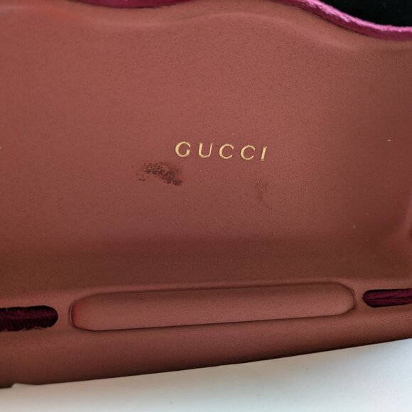 Gucci Velvet eyeglass case - Free Shipping - Picture 1 of 6